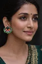 Elegant South Asian woman in traditional attire.webp