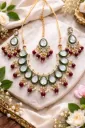 Luxurious Kundan bridal set