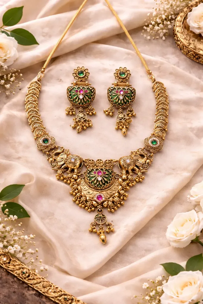 Rajwada elephant floral set