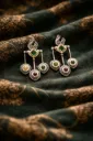 Royal Peacock Heritage Chandelier Earrings