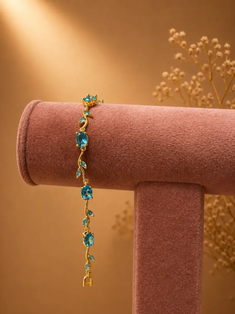 Tulip bracelet (sky blue)