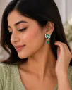 AD Floral Design Crystal Stud