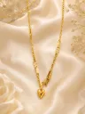 Heart Charm with Mixed Link Chain