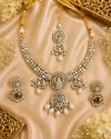 Royal Pastel Kundan Choker Necklace Set