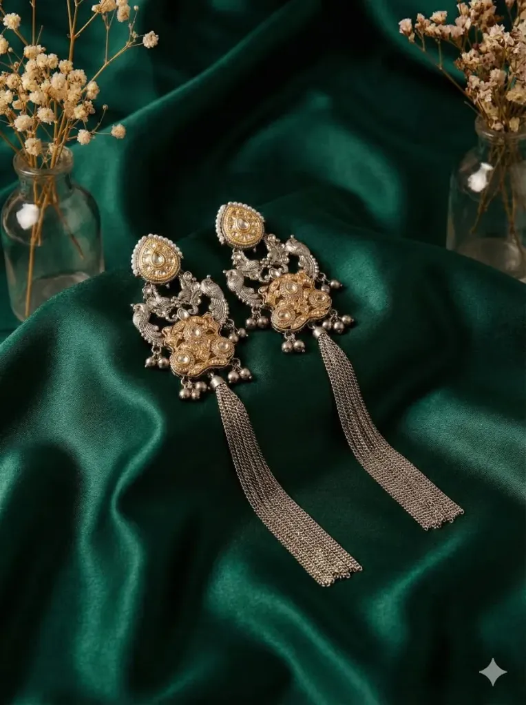 Noor-e-Chandani Tassel Earrings