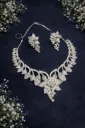 Ivory Blossom Pearl Necklace Set
